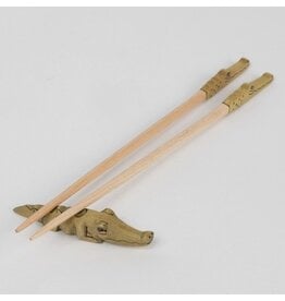 Ten Thousand Villages Mamba Crocodile Chopstick Set