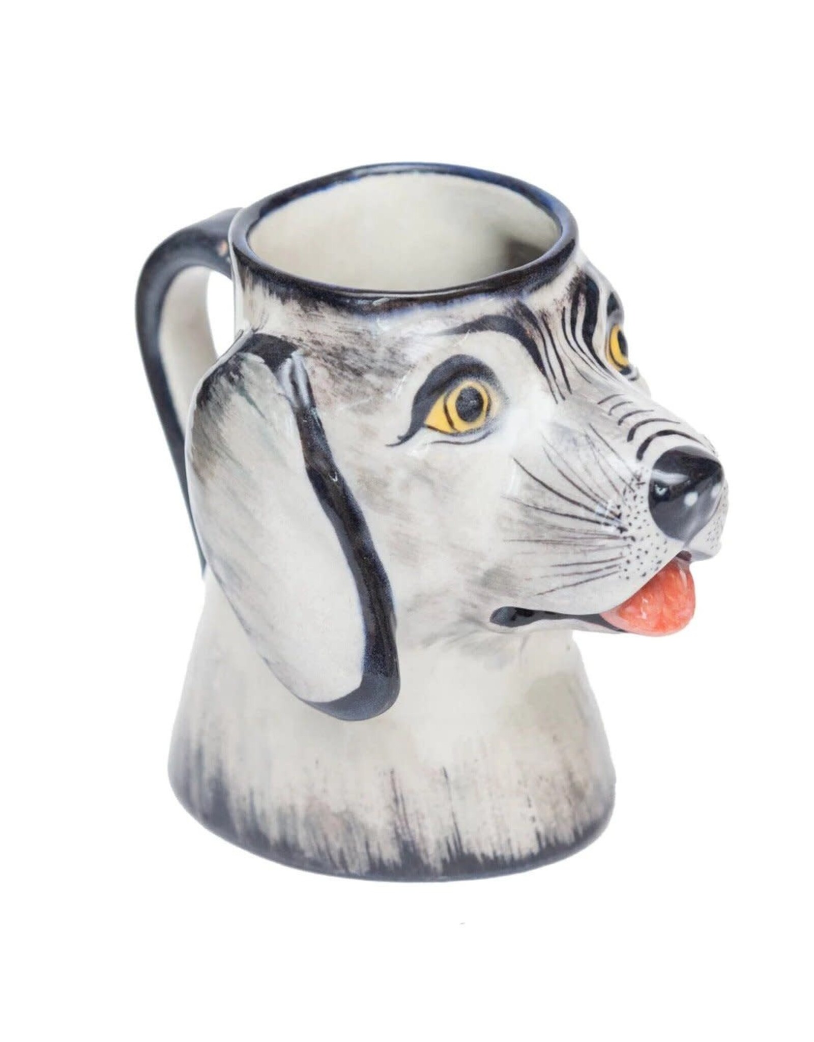 upavim Stoneware Dog Mug, Guatemala