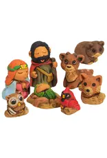 Woodsy - Mini Nativity Set of 9