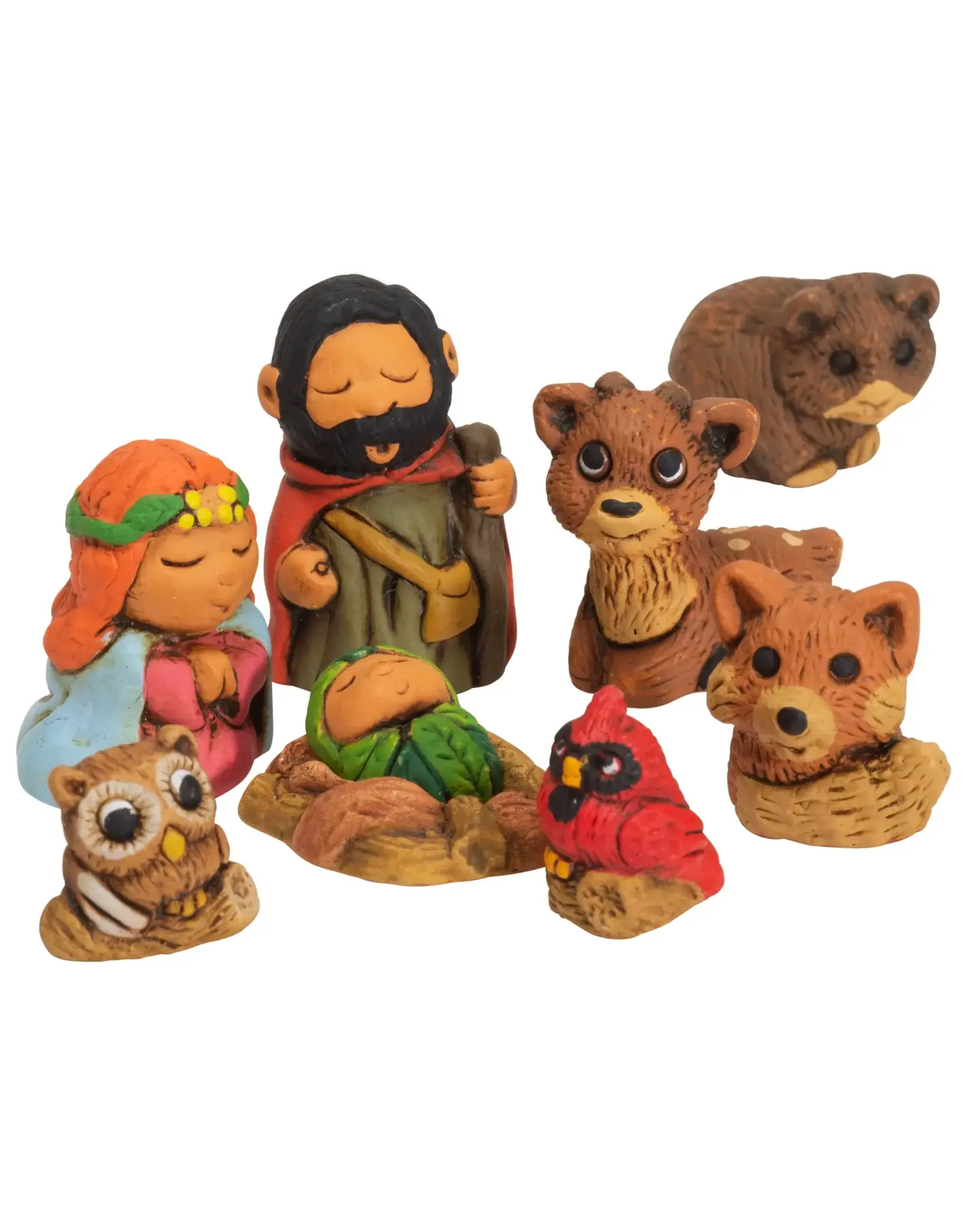 Woodsy - Mini Nativity Set of 9