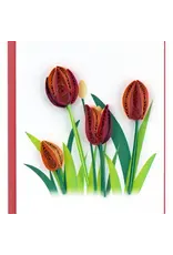 Trade roots Red Tulip  Quill Gift Enclosure, Vietnam