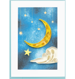 Moon & Stars Gift Enclosure Mini Card, Vietnam
