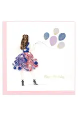 Trade roots Birthday Girl Quilling Card, Vietnam