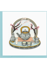 Trade roots Tea Ceremony Quilled Card, Vietnam