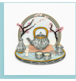 Trade roots Tea Ceremony Quilled Card, Vietnam