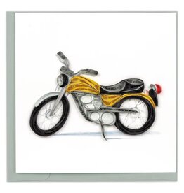 Quilled Classic Motorcycle Greeting Card, Vietnam