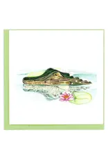 Alligator Quilled Greeting Card, Vietnam