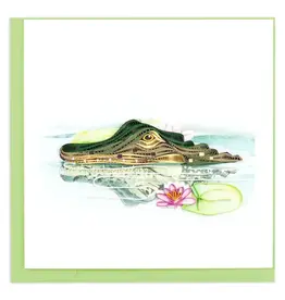 Alligator Quilled Greeting Card, Vietnam