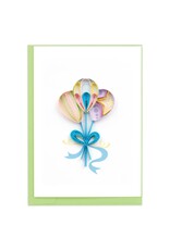 quilling Colorful Balloons Gift Enclosure Mini Card