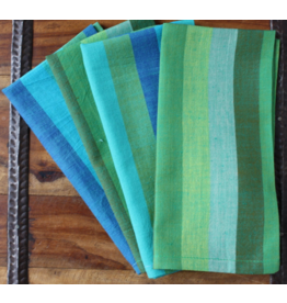 India, 16 x 16 Cotton Napkins Rainfall