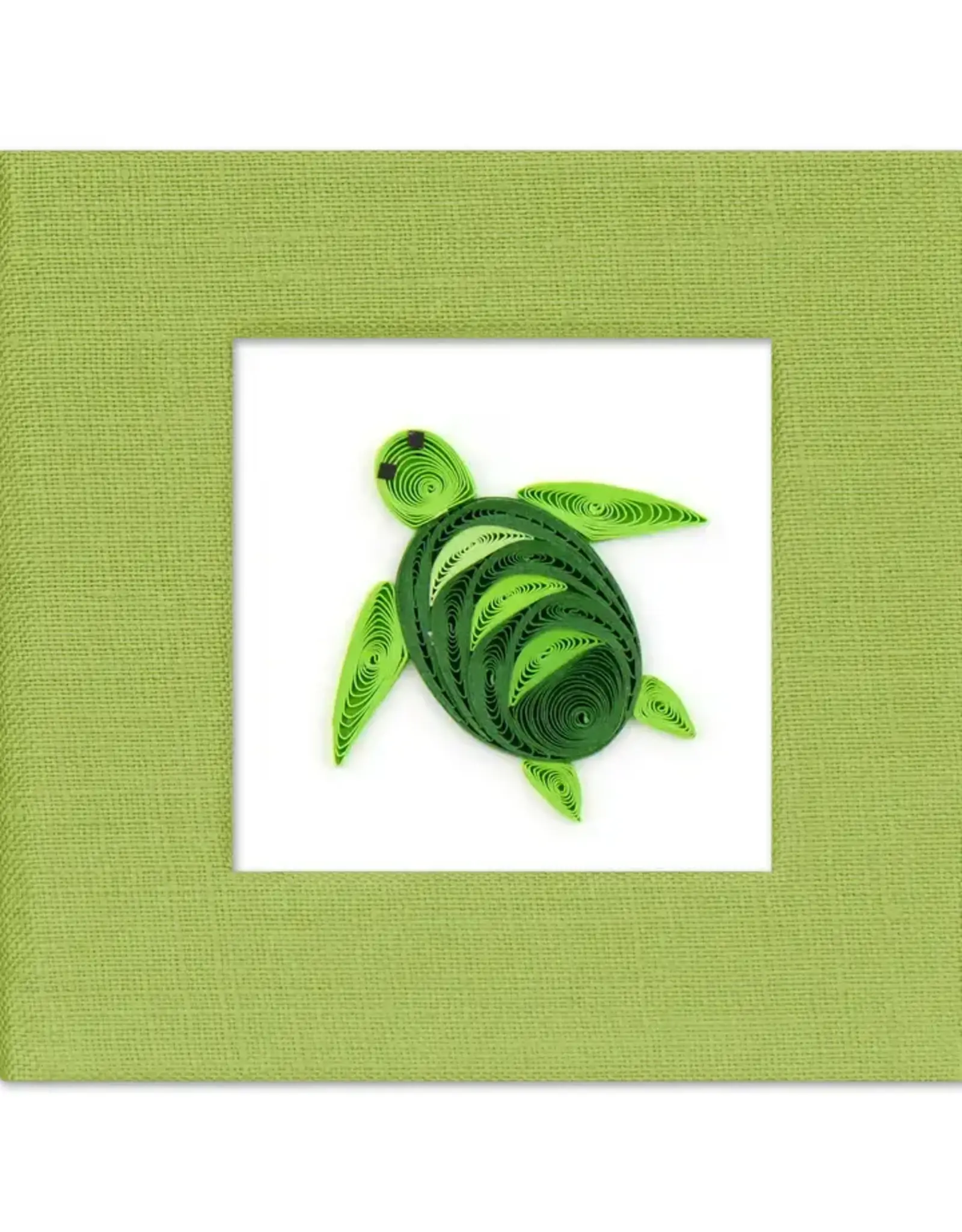 Trade roots Sea Turtle Sticky Notebook Cover Quilled, Vietnam