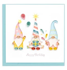 Trade roots Birthday Gnomes Quilling Card