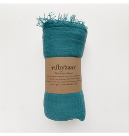 Trade roots Boho Scarf - Turquoise