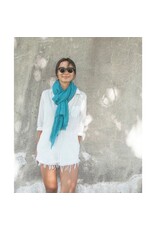 Trade roots Boho Scarf - Turquoise
