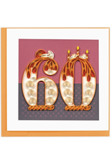 60th Birthday Quilling Card, Vietnam