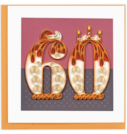 60th Birthday Quilling Card, Vietnam