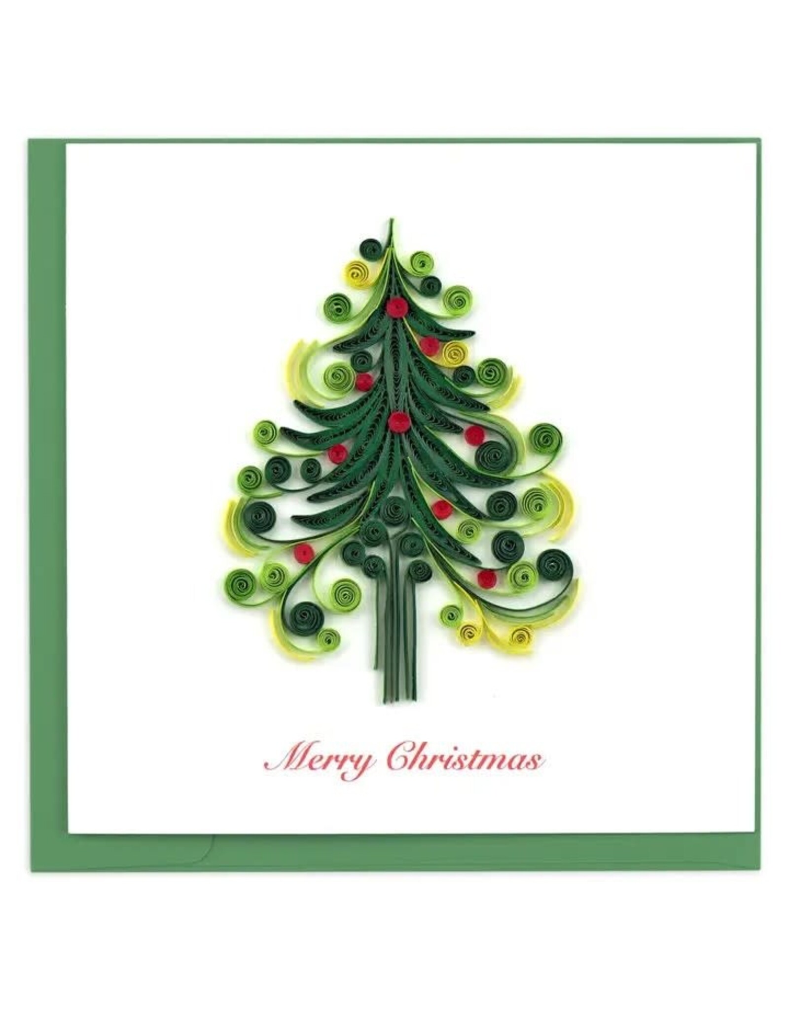 Trade roots Christmas Tree Quill Card