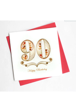 90th Birthday, Quilling Card, Vietnam 90th Birthday, Quilling Card, Vietnam