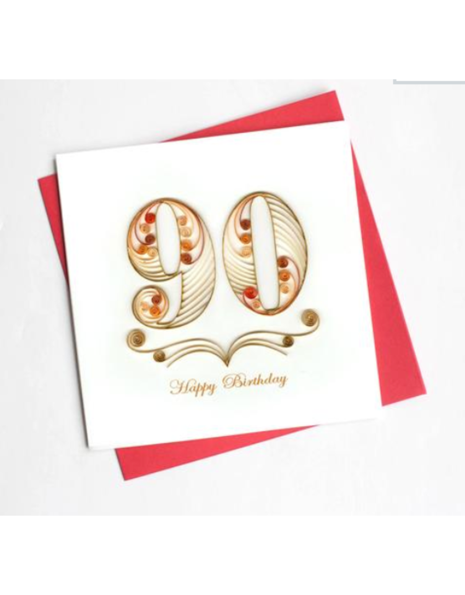 90th Birthday, Quilling Card, Vietnam