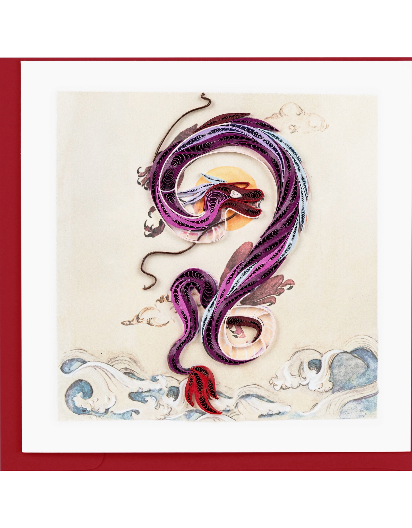 Trade roots Dragon Quilling Card, Vietnam