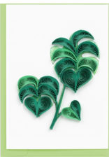 Trade roots Monstera Quill gift card enclosure, Vietnam