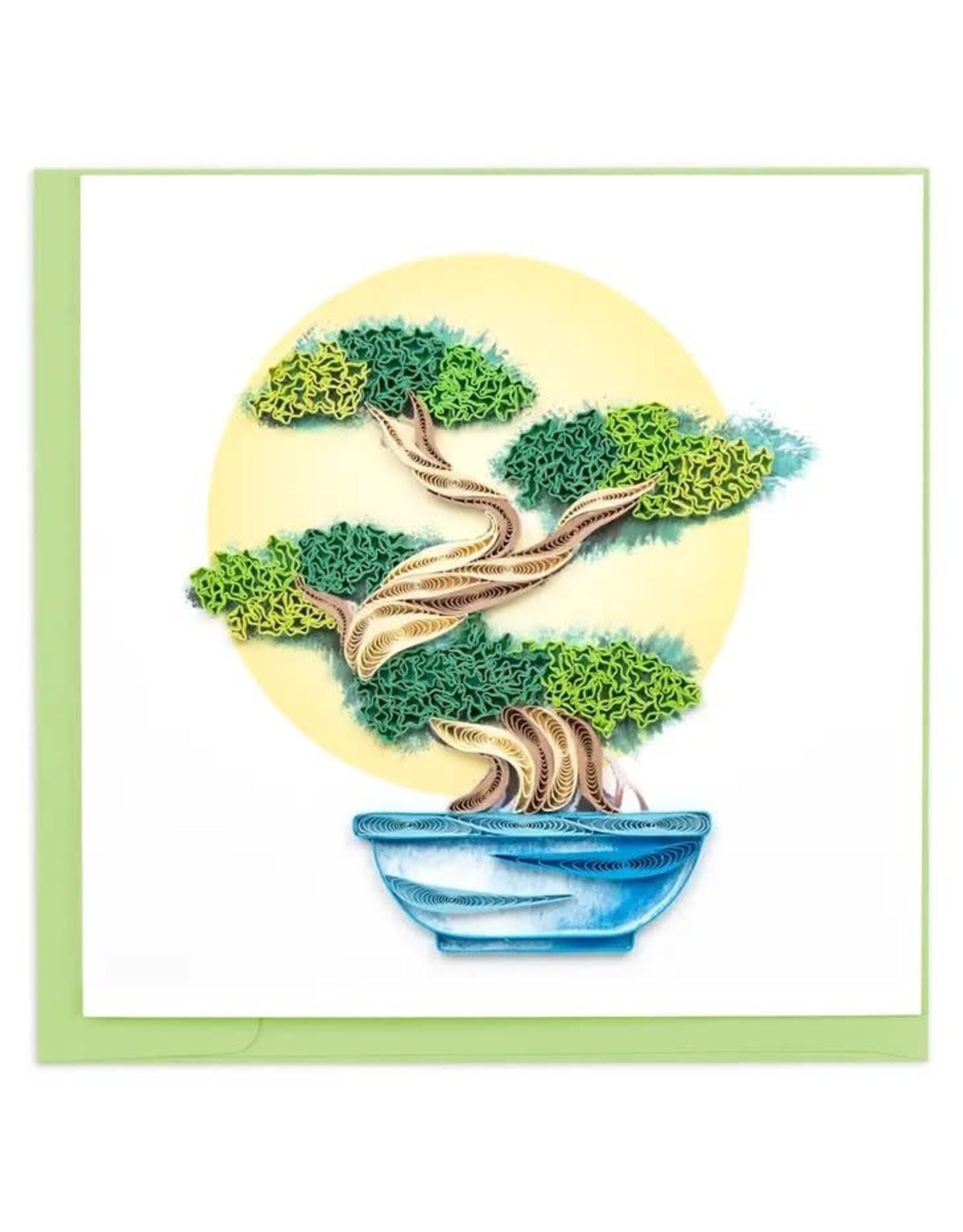 Trade roots Bonsai Tree Quilling Card