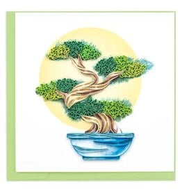Trade roots Bonsai Tree Quilling Card