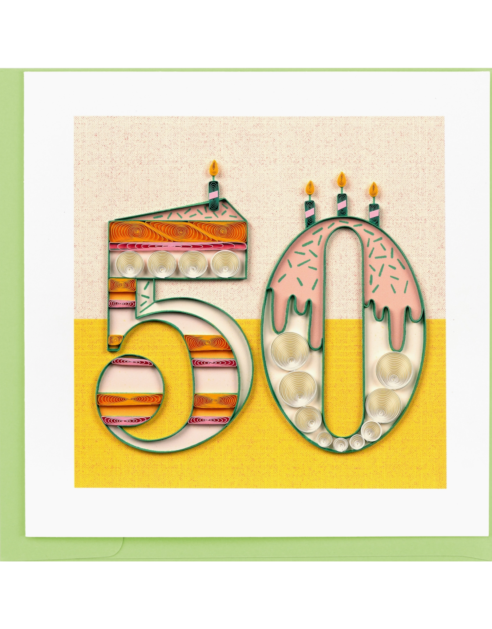 50th Birthday, Quilling Card, Vietnam