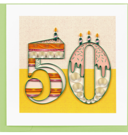 50th Birthday, Quilling Card, Vietnam