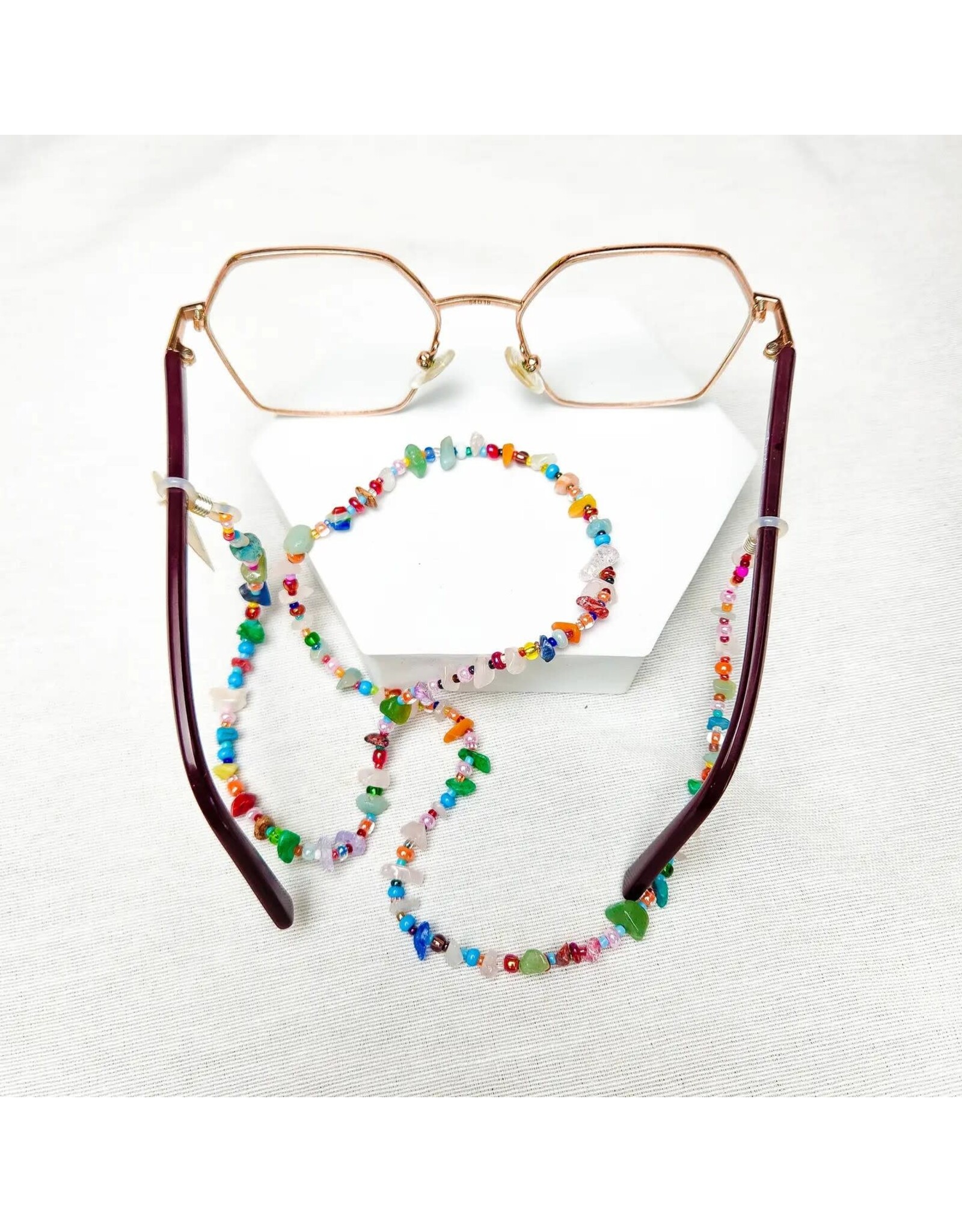 Chunky Bead Eyeglass Holder, Guatemala