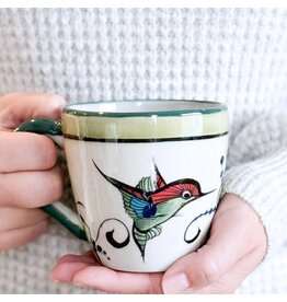Stoneware Hummingbird Mug