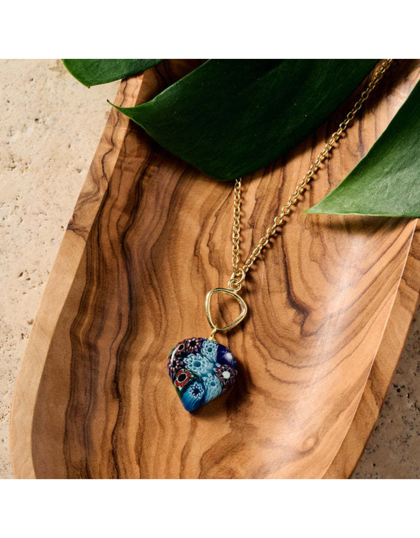 Raza Murano Millefiori Pendant Necklace