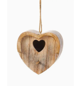 Rustic Heart Birdhouse, India