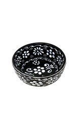 Encantada Handmade Pottery Salsa/Dip Bowl, Ink, Mexico