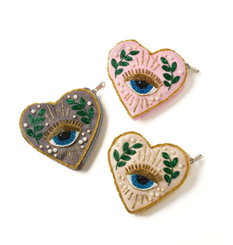 Evil Eye Coin Purse Pouch, India (SOLD INDIVIDUALLY)