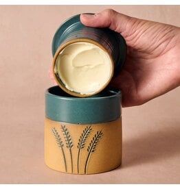 Mato Wheat Stalk Butter Crock, Nepal