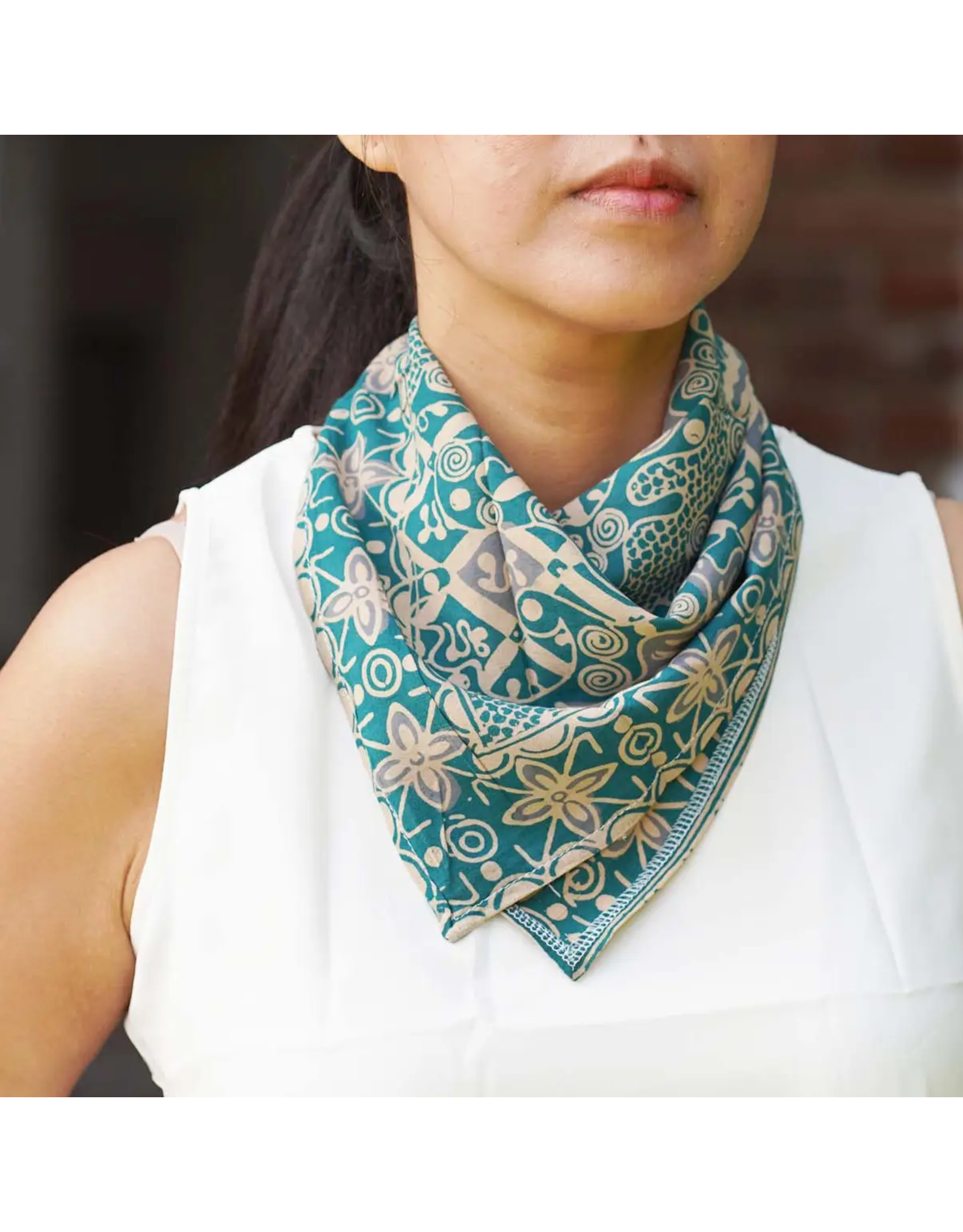 Batik Waxed Bandanas, Indonesia (Variety of Colors)