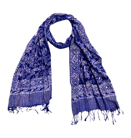 Batik  Cotton Scarf, Indonesia, Variety of  COLORS