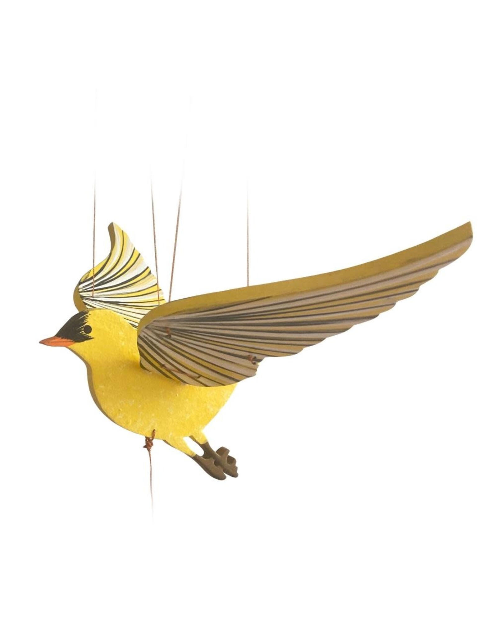 American Goldfinch Bird Flying Mobile