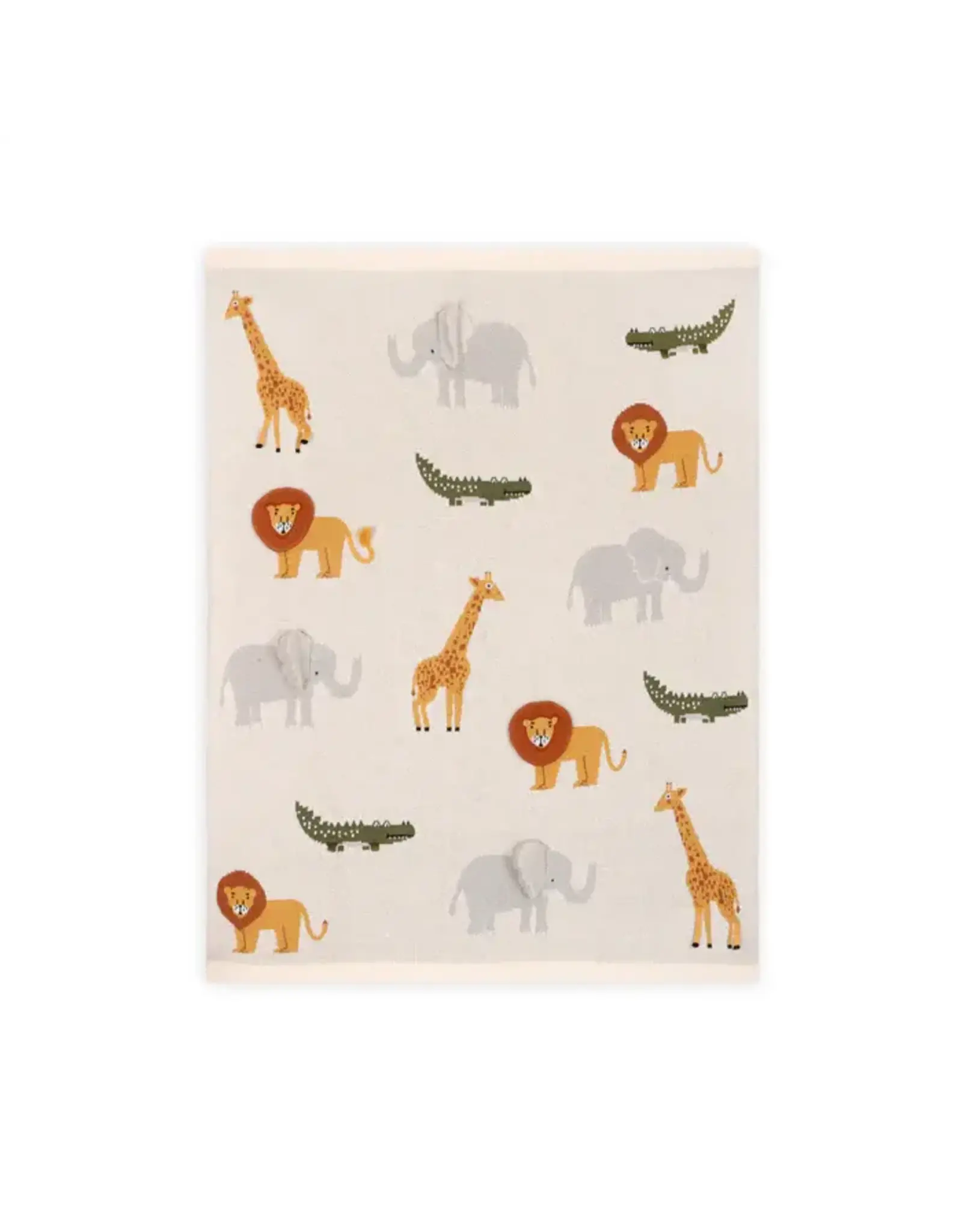 Savannah-Organic 3D Jacquard Sweater Knit Baby Blanket