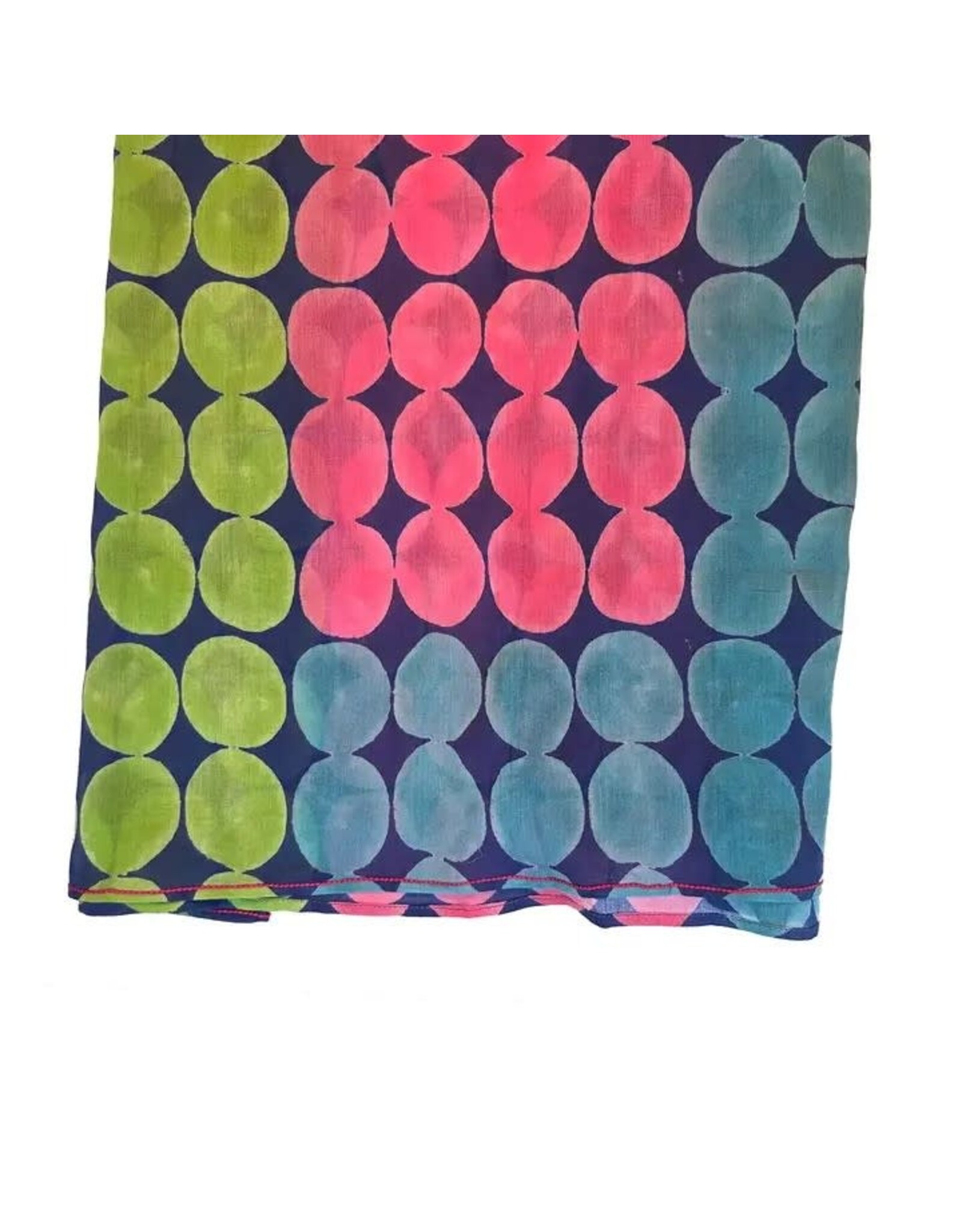 Musaba Cotton Blue Scarf, Italy