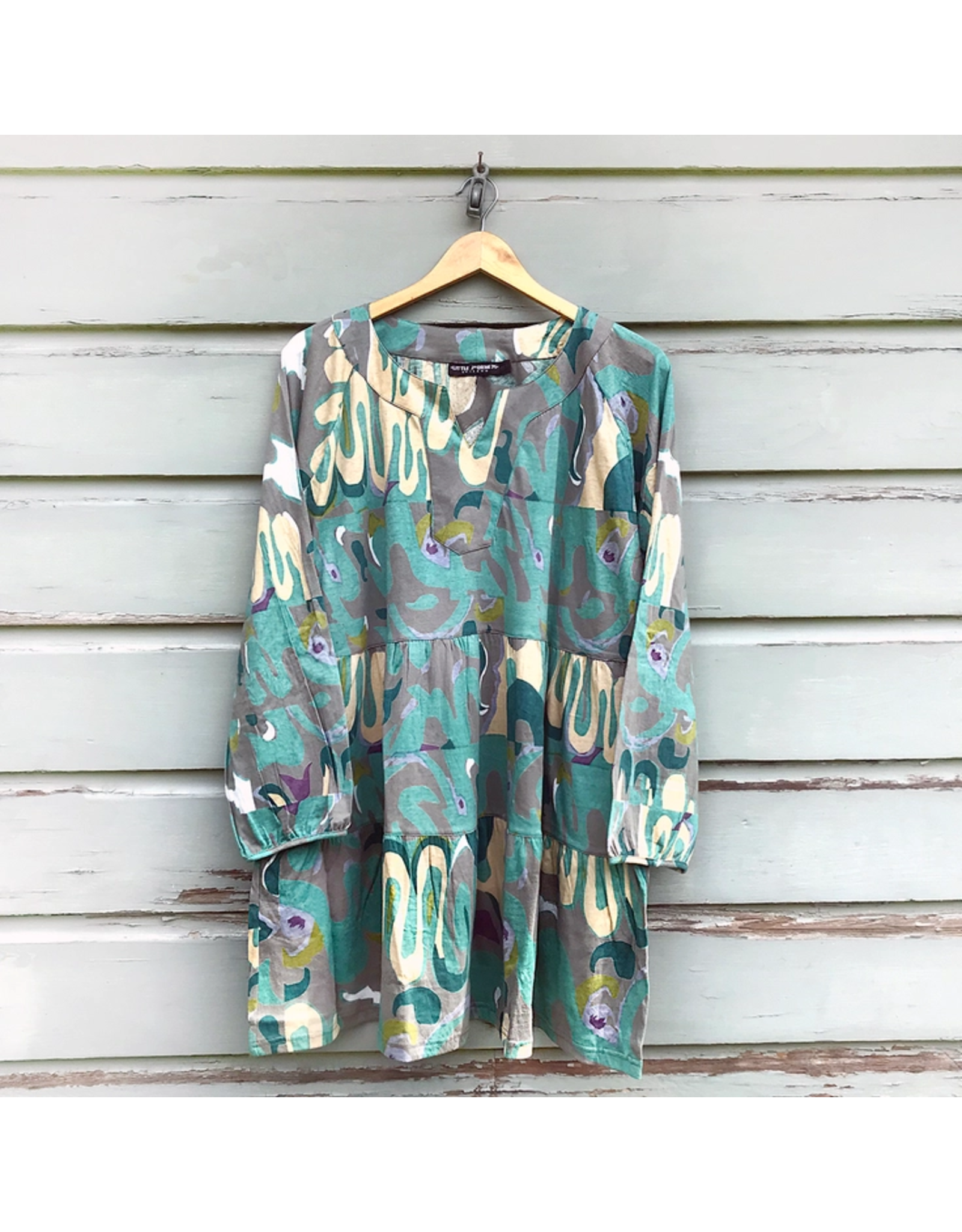 Roshi Tunic Swoosh Teal, India