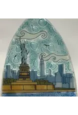 Statue of Liberty w Skyline Night Light