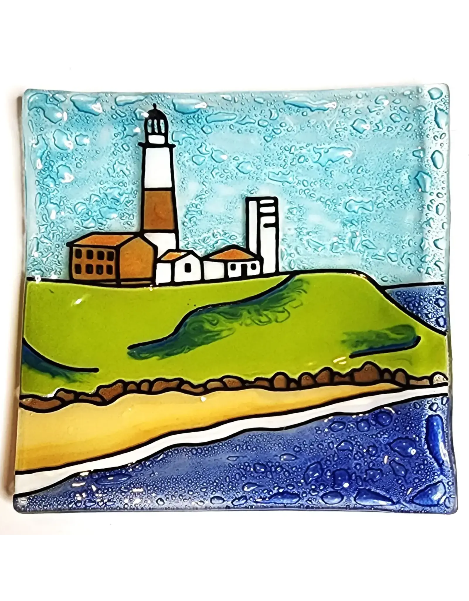 Light House Montauk NY Medium Dish