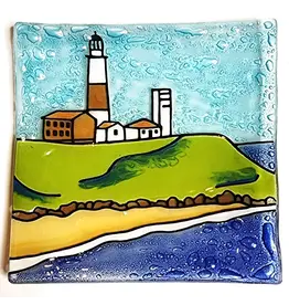 Light House Montauk NY Medium Dish
