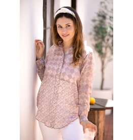 Blair Button Down Shirt Brown