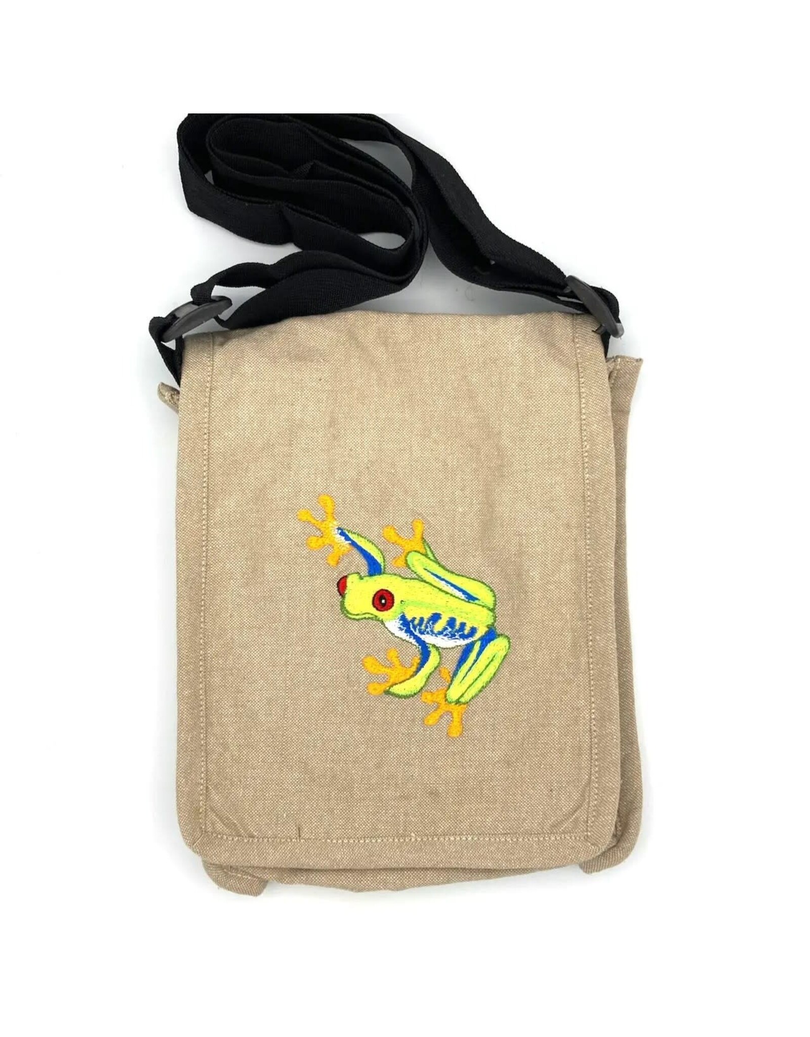 Embroidered Animal Field Bag, Nepal