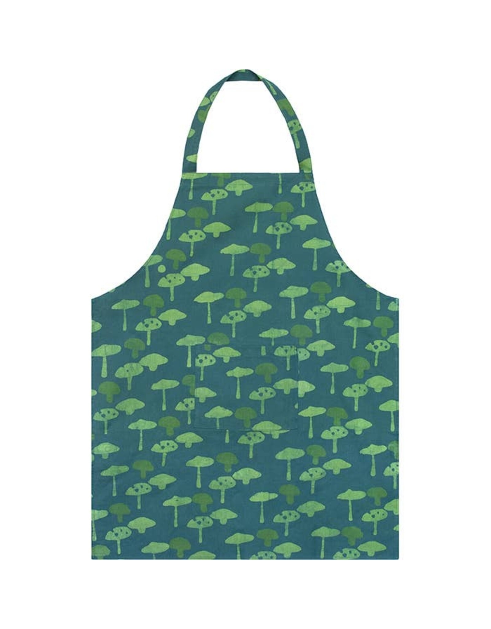 Apron Reversible Mushroom Green