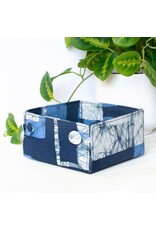 Button Basket Mini: Blocks- Navy