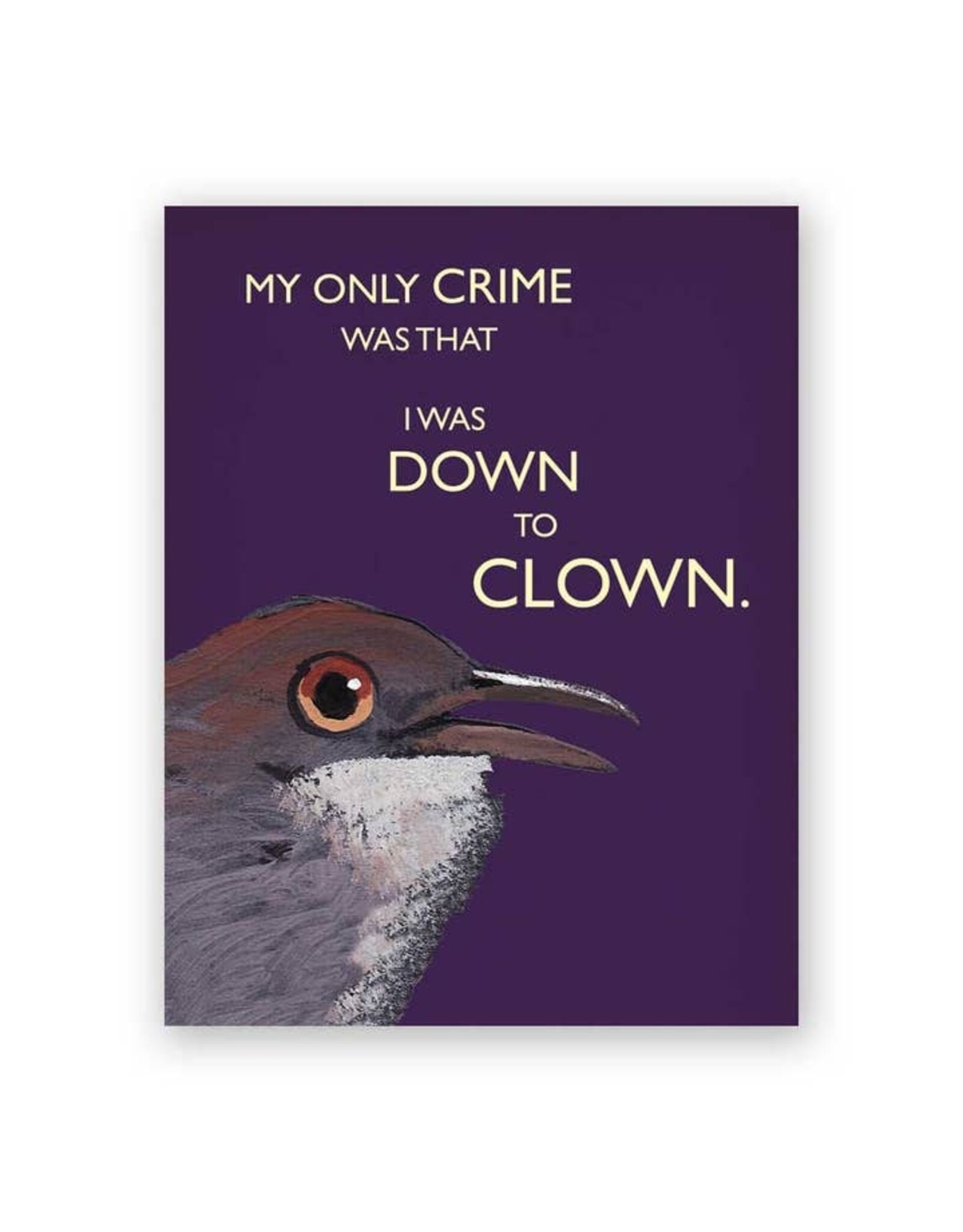 Down To Clown Greeting Card